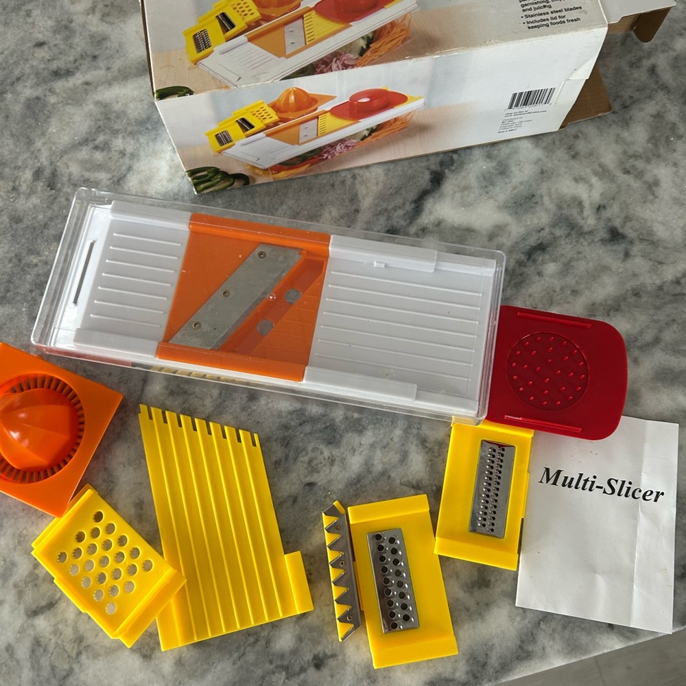 Multi Slicer with Orange and Red Accents